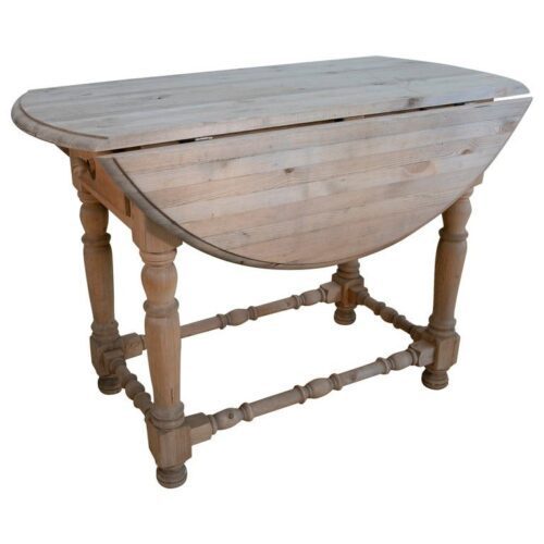 Mesa con alas y cajones de madera de pino